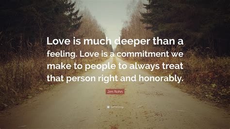 Is love deeper than a feeling?